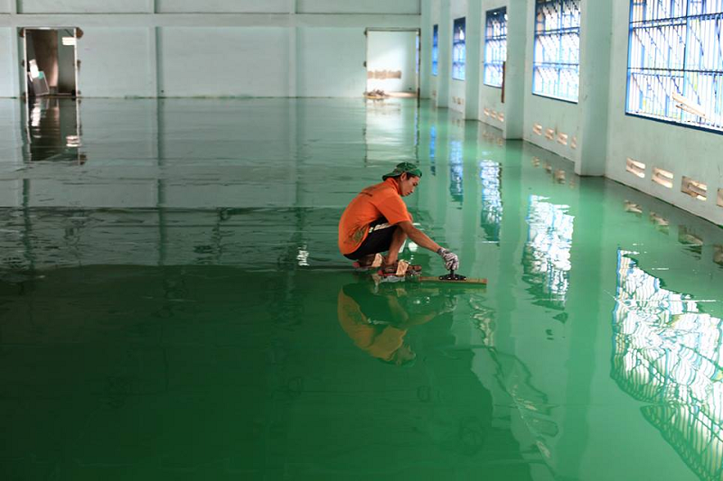 Bí quyết thi công sơn epoxy bền đẹp