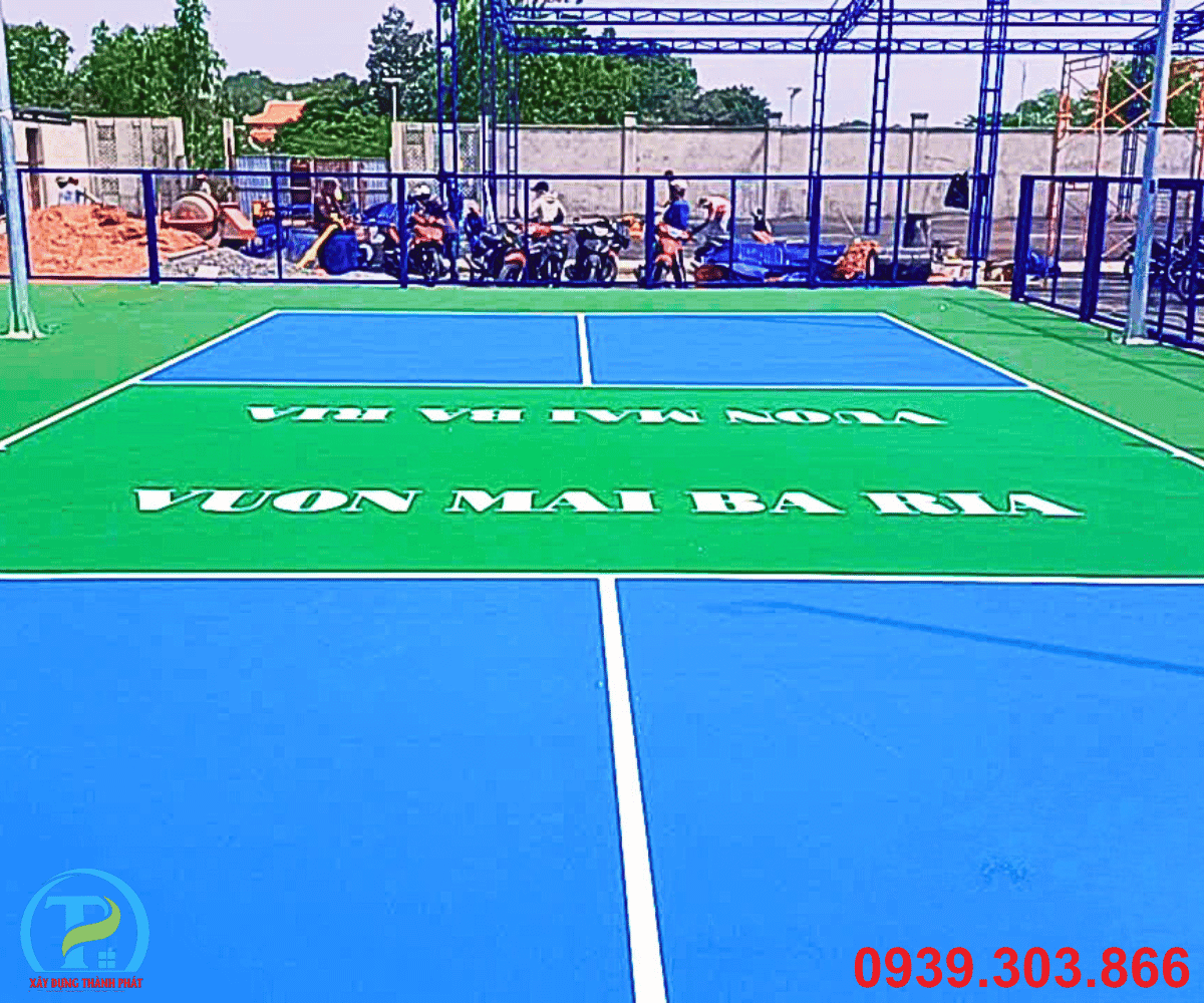 Thi công sân pickleball uy tín - Liên hệ ngay Thành Phát